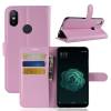 Litchi Skin Θήκη Book για Xiaomi Mi A2 / Mi 6X - Ροζ Litchi Skin Θήκη Book για Xiaomi Mi A2 / Mi 6X - Ροζ